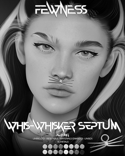 Fewness - Whis-Whisker Septum Piercing - DEMO