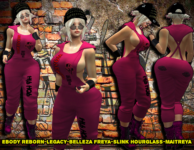 HIP HOP-REBORN-LEGACY-BELL. FREYA-MAITREYA-SLINK HOURGLASS