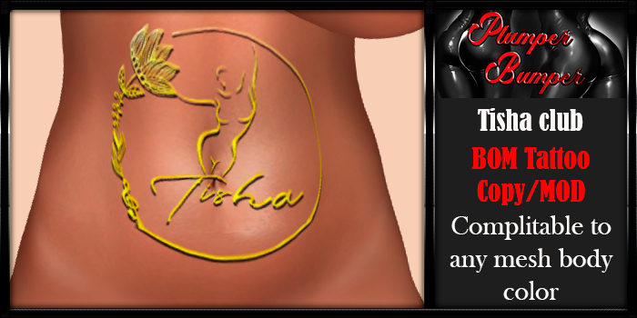 P-BUMPER Tisha Club tattoo