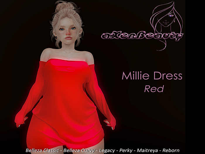 aX: Millie Dress Red