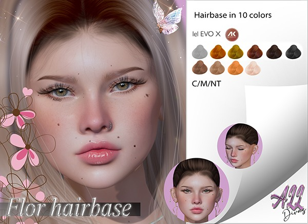 [All Divas] Flor hairbase EVOX