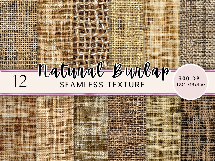 Seacloud.Natural Burlap  Seamless Textures 