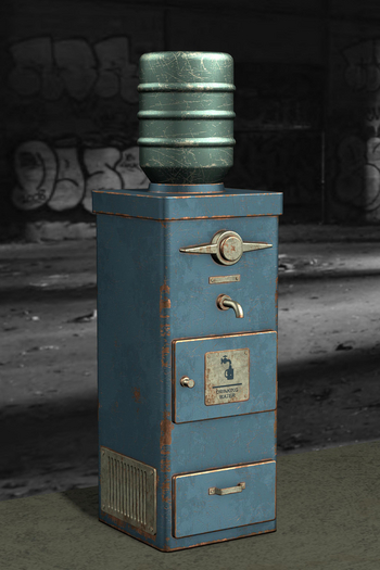 {Unflat Stuff} Retro Futuristic Watercooler