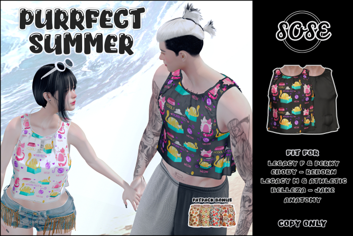 SOSE - PURRFECT SUMMER [DARK GREY]