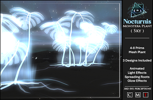 Nocturnis Monstera Plant Sky Set