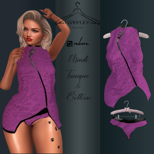 Add me - Reborn, Tunique et culotte Violet