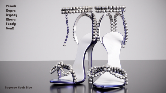 Beyonce Blue Heels