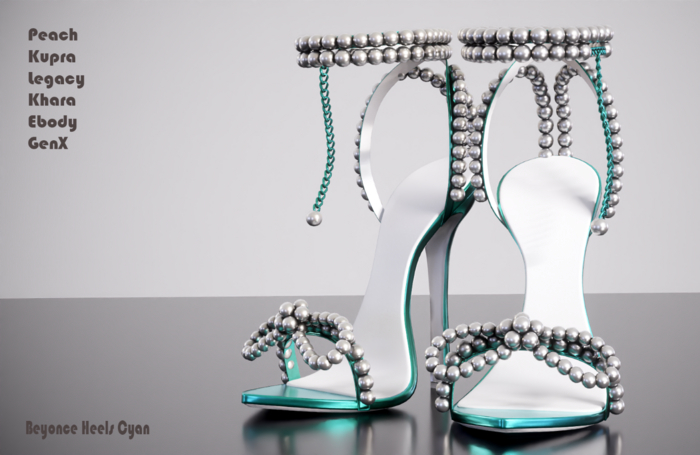 Beyonce Cyan Heels