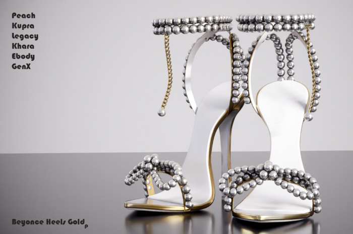 Beyonce Gold Heels
