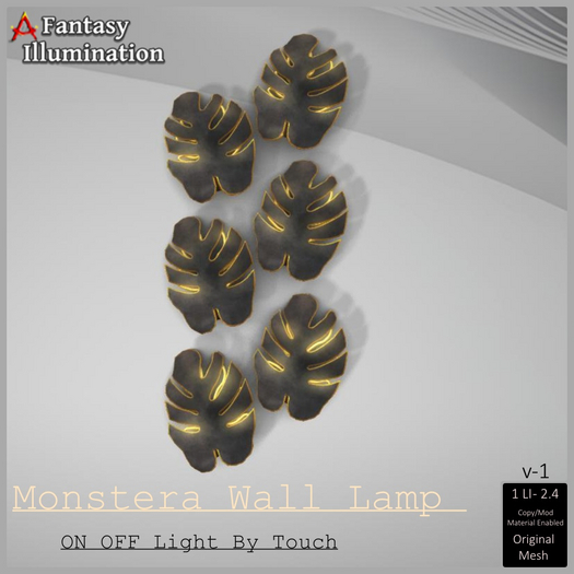 Monstera Wall Lamp