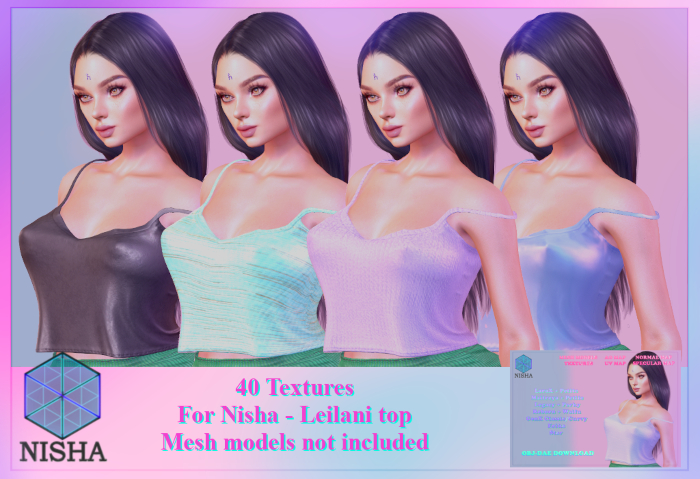 Nisha - Leilani top Extra textures