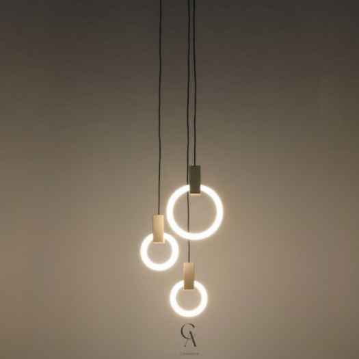 Circle Gold Lamp - CANARUN (Rezzme)