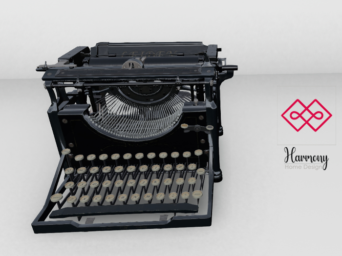 **DISCOUNT**Harmony Home Design - Typewriter