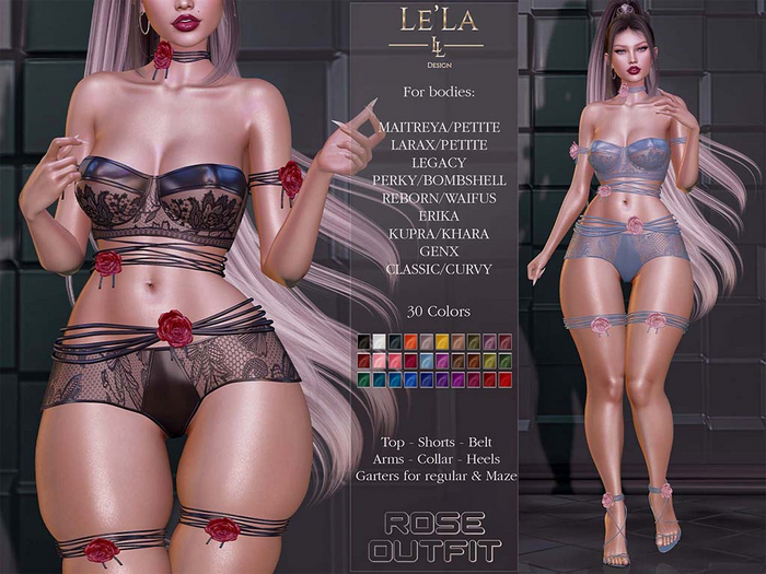 {Le'La} Rose Outfit - Larax Included