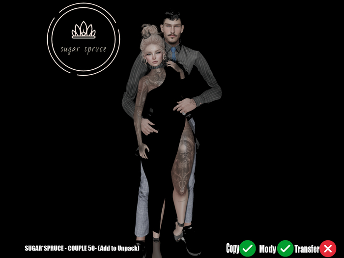 SUGAR SPRUCE - COUPLE 50 (ADD TO UNPACK)