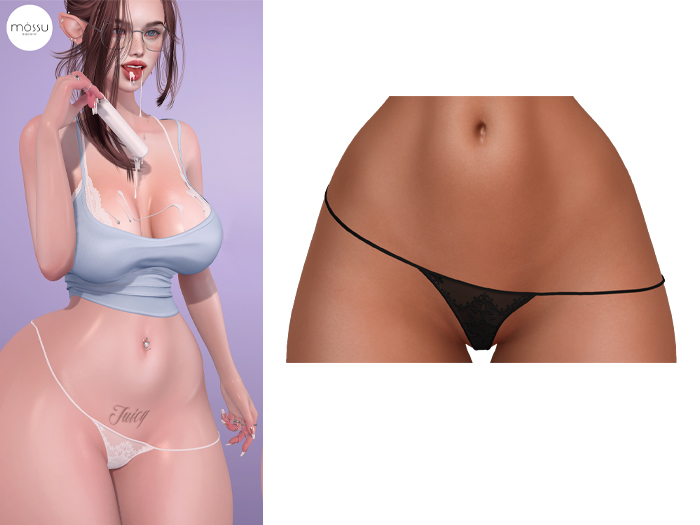 Mossu - Phoebe Panties - Black 