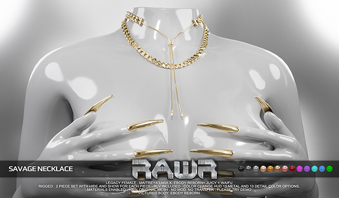RAWR! Savage Necklace (add me)