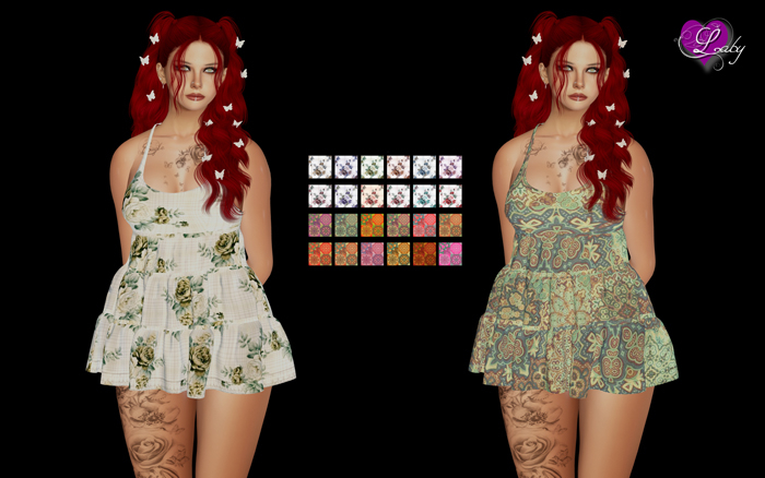 Laby's Dress Walda Pattern Fatpack