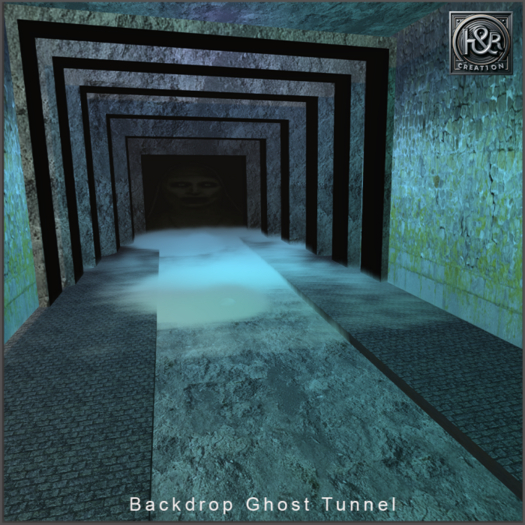 H&R Backdrop Ghost Tunnel