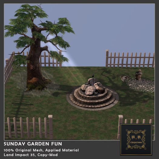 H&R Backdrop Sunday Garden Fun -Package