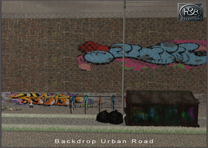 H&R Backdrop Urban *2-Package