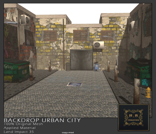 H&R Backdrop Urban City