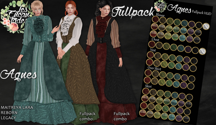 *LE* Agnes FULLPACK - Victorian dress
