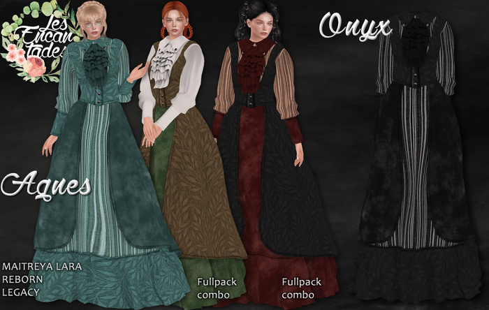 *LE* Agnes Onyx - Victorian dress