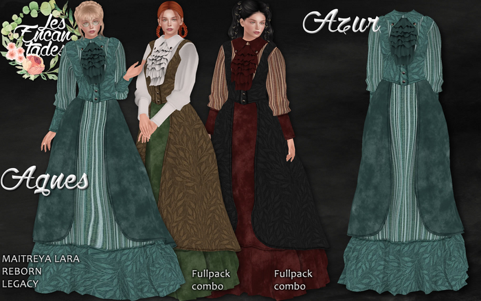 *LE* Agnes Azur - Victorian dress