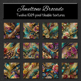 *Wallflowers* Jeweltone Brocade