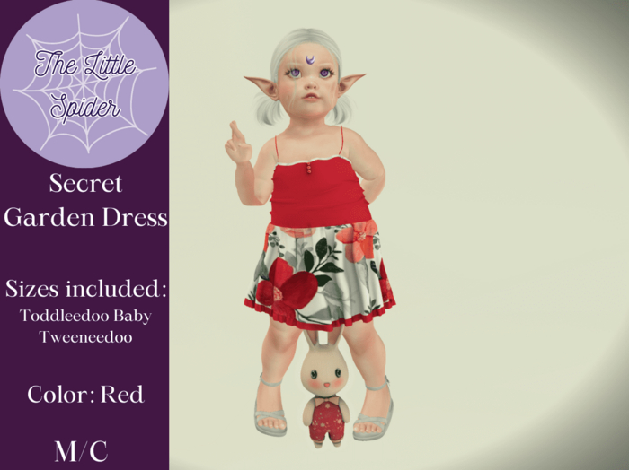 Secret Garden Dress Red