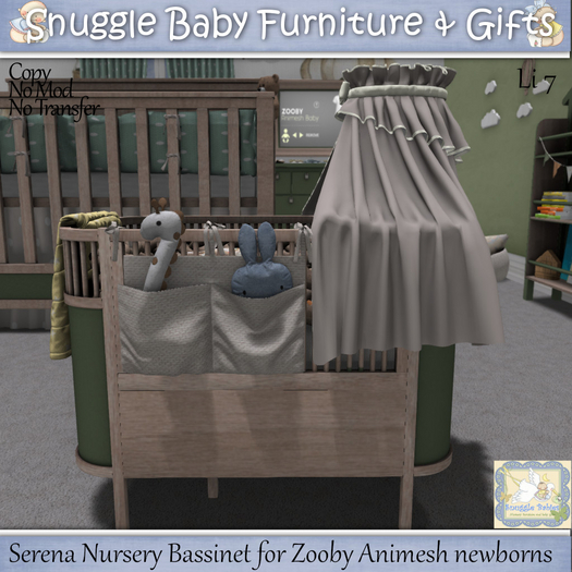 Serena Nursery Bassinet for Zooby Animesh new borns
