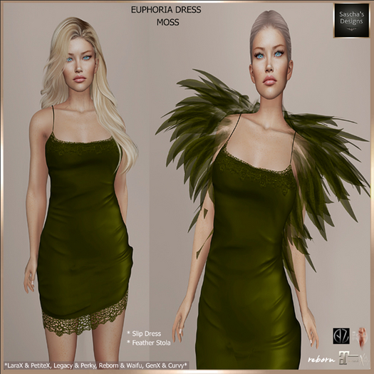 SAS - Euphoria Moss Dress (LaraX & MB)  