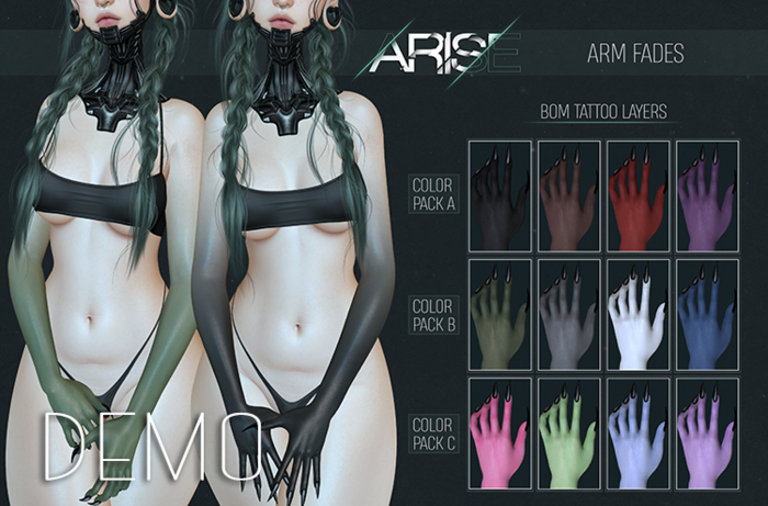 .ARISE. Arm Fades DEMO
