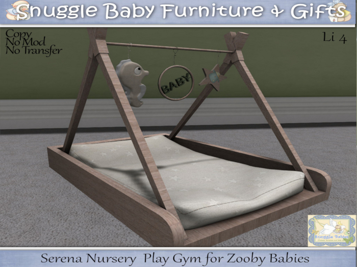 Serena Nursery Play Gym for Zooby Babies 