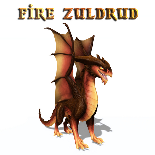 5X Fire Zurlud Dragoness (Female) Egg Mystical Creatures