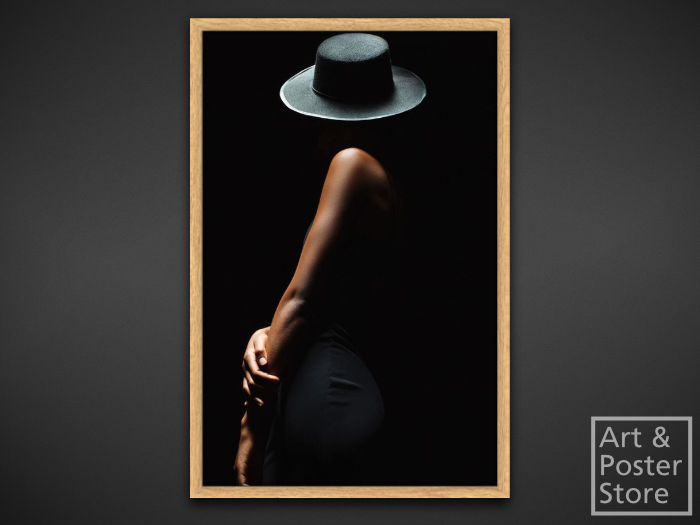 Ultra Chic | Graphic Photo Poster | Mesh Frame with 6 texture options 