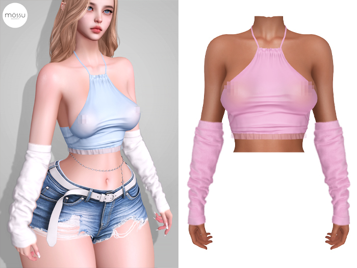 Mossu - Tessa Top & Sleeves - Fairy Pink 