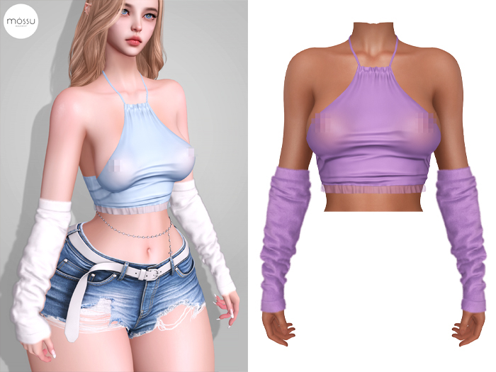 Mossu - Tessa Top & Sleeves - Lilac