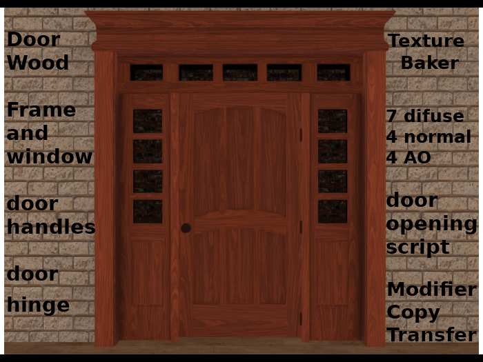 door wood V1 Full perm