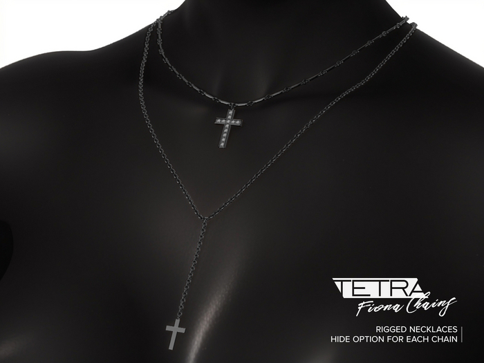 TETRA - Fiona Necklaces (Titanium)
