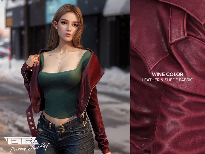 TETRA - Fiona Jacket (Wine)