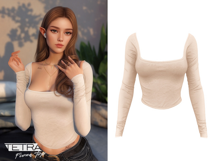 TETRA - Fiona Top (Cream)