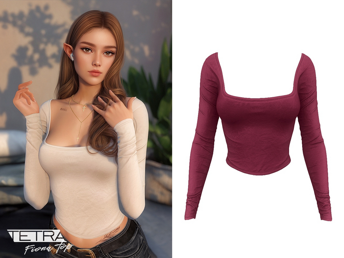 TETRA - Fiona Top (Magenta)