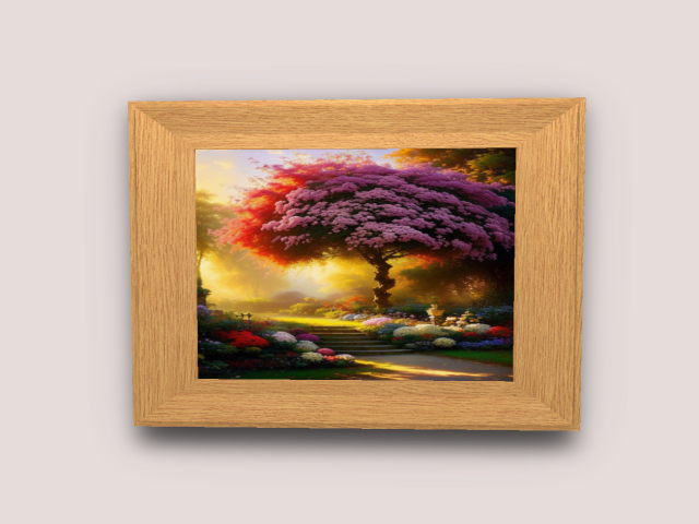 Frame Purple Tree