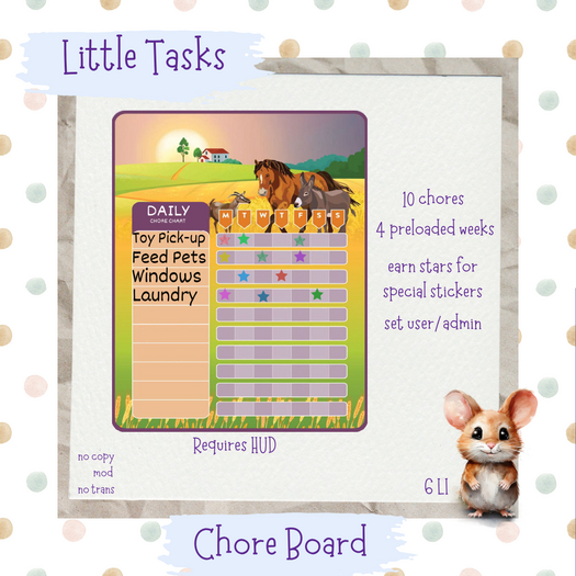 Little Tasks ~ Chore Board Barnyard (1)