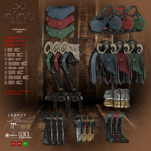 18 Primal GLOVES Red - IP -