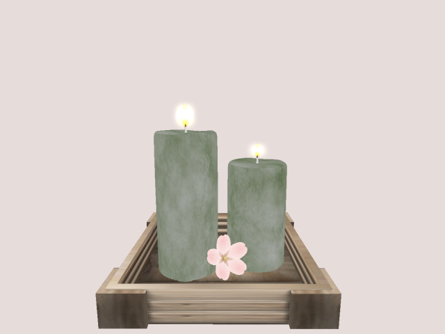 Crate with Candles Green"))