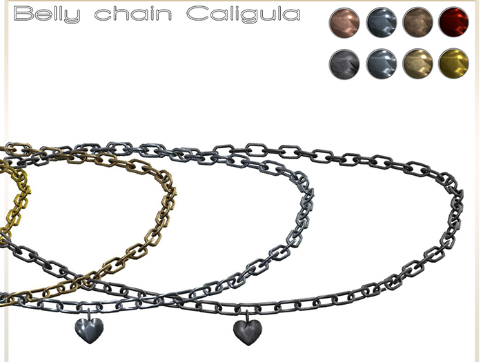 TwoSided Belly chain Caligula