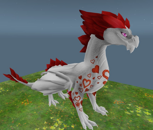 Mystical Creatures Dragons : Fruzayl Ruby Heart Throb Drake